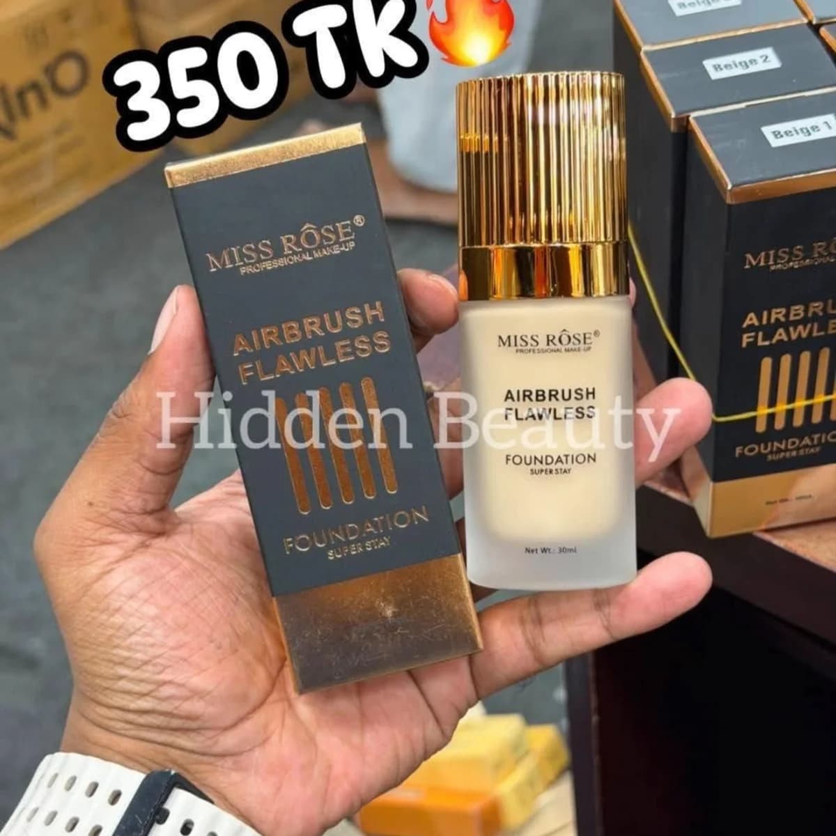 MISS ROSE Airbrush Flawless Foundation — view 4